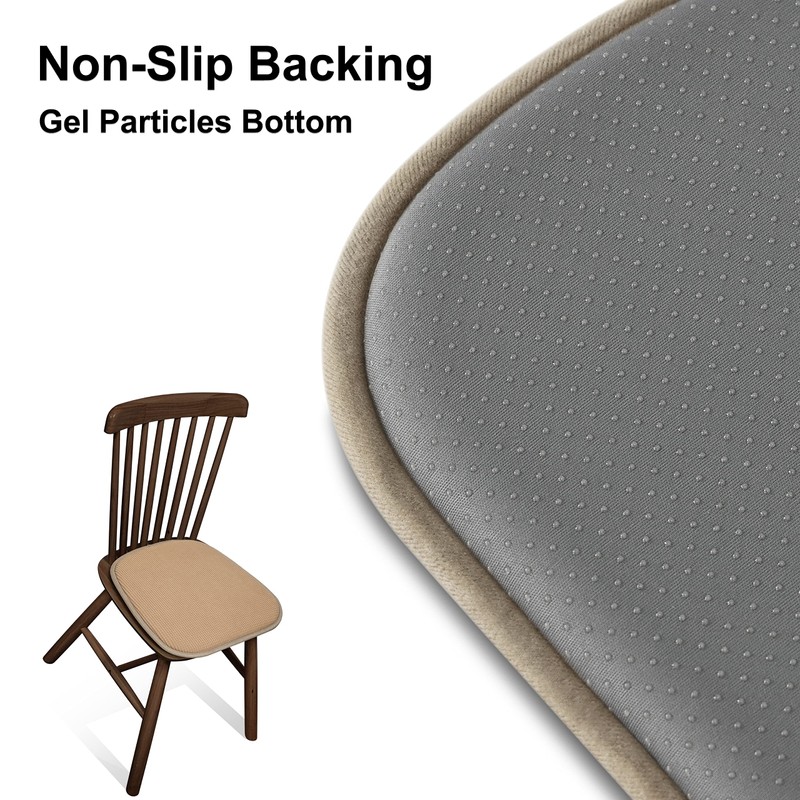 Shinnwa Kitchen Seat Cushions Set of 6, Non Slip Dining
