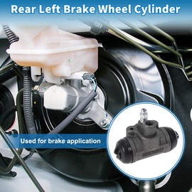 A ABSOPRO Rear Left Brake Wheel Cylinder No.5340265D00 Drum Brake Cylinder for Suzuki Grand Vitara 1998-2015 Iron,Rubber Gray Durable