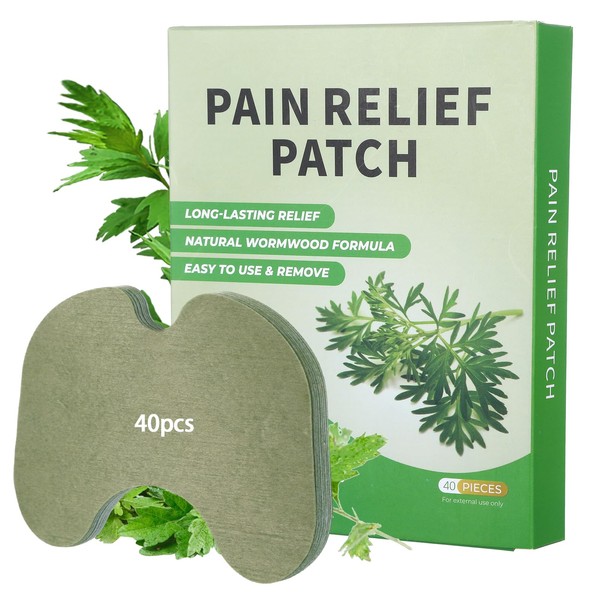 40Pcs Herbal Knee Patches, Knee Patches for Pain Relief for