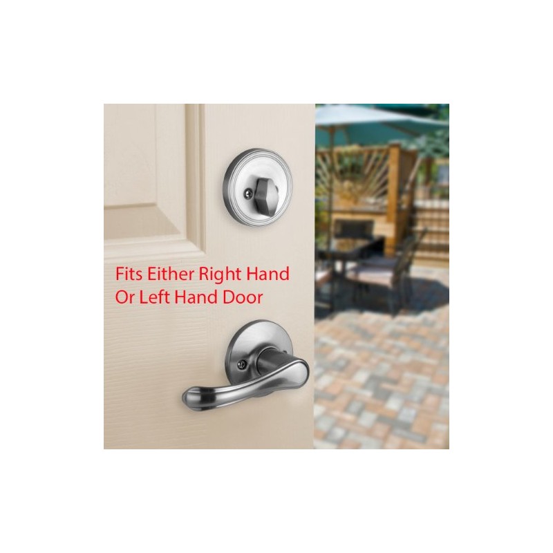 Dynasty Hardware COL-VAI-100-15 Colorado Front Door Handle Set with Vail