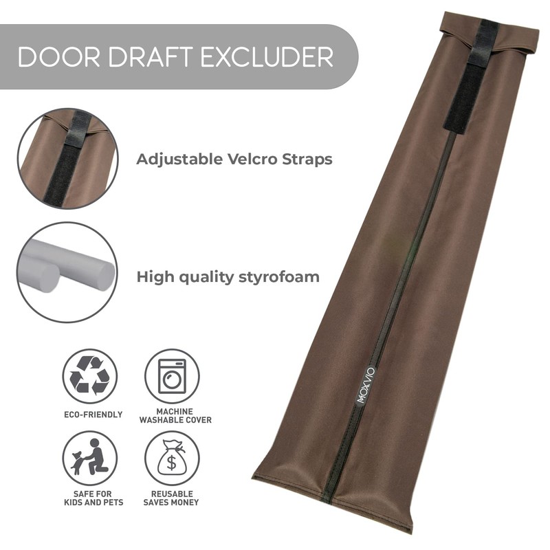 3 x MOXVIO Home Double Under Door Draught Excluder, Water