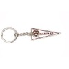 Harvard Pennant Key Chain White