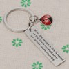 AHAETH Ladybug Gifts Keychain Ladybug Jewelry for Women When She