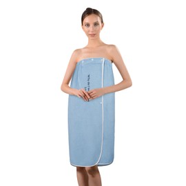TINAYAUE Women's Sauna Dress Thickened Bath Towel Soft Sauna Skirt Comfortable Bath Towels Adjustable Bathrobe Portable Sauna Kilt Absorbent Sauna Gown Quick-Drying Beach Towel