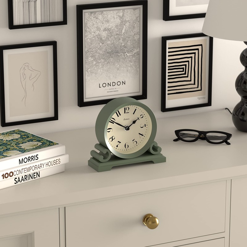 Jones Clocks® Saloon Mantel Clock - Traditional/Classic Design - Bedroom
