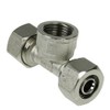 Rapidair Maxline 1/2" Piping Tee W/1/2 Female NPT Pipe Thread
