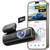 REDTIGER 4K Dash Cam Front, ADAS, Built-in WiFi GPS, Mini