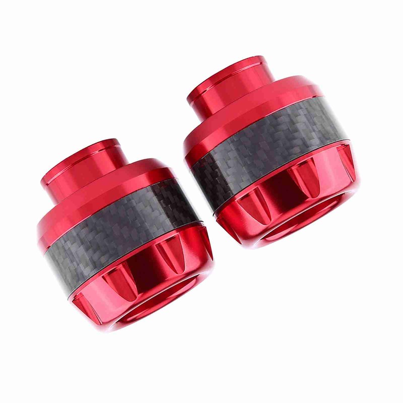 1 Pair of Carbon Fiber Motorcycle Front Fork Frame Sliders