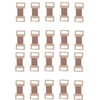 20Pcs Brown Elastic Bandage Clips Adhesive Bandages Bandage Wrap Clips