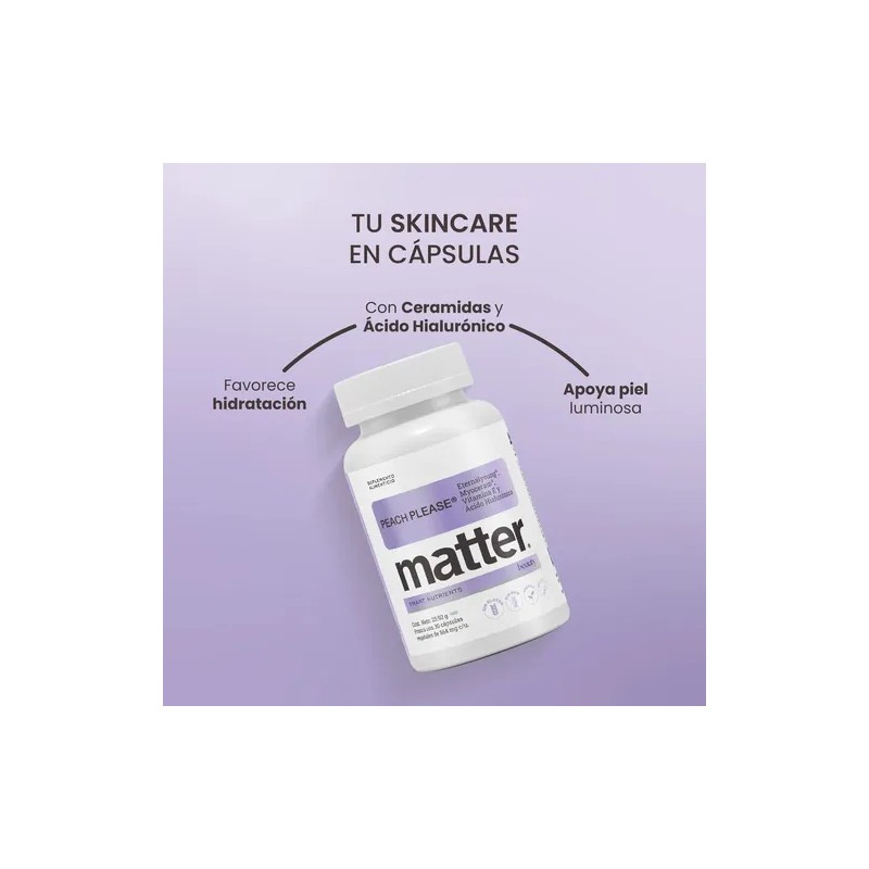 Matter Beauty, Peach Please, Regenera Y Revitaliza La Piel Sin