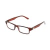 Newbee Fashion- Unisex Simple Design Rectangle Plastic Frame Reading Glasses