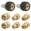ENNSOO 8 PCS Pressure Washer Adapter Set, Quick Disconnect Kit