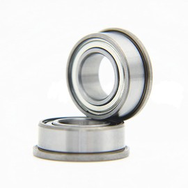 Flanged Ball Bearings Iron Shield F6003ZZ Flanged High Speed Ball Bearings Bearing Steel Bearing Flanged Deep Groove Ball Bearing 17x35x10x37.5mm 10pcs