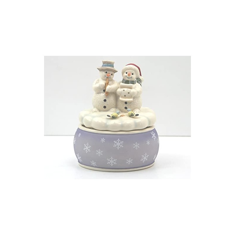 Goebel 66873191 Christmas Musical Box White Musicians
