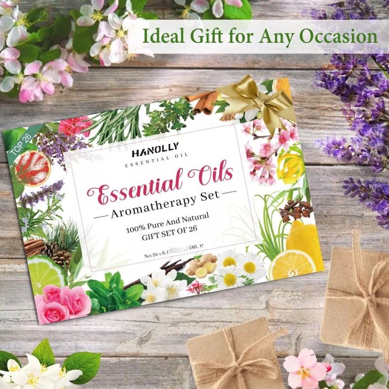 Hanolly Kit De Aceites Esenciales Para Aromaterapia 26 X 6