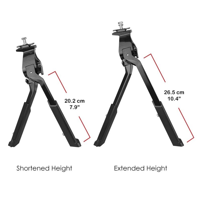 BV Bike Kickstand, Ebike Heavy Duty, Center Mount Bicycle Stand