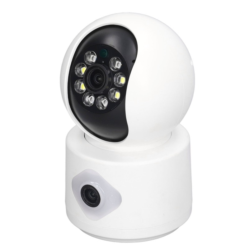 Home Security Camera 2MP Dual Lens Night Vision Remote Control