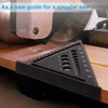 flintronic Triangle Ruler Carpenters Square Tool, Aluminium Metal Set Square