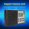Digital Radio Bluetooth MP3 Player Rechargeable Supports Memory Card DSP
