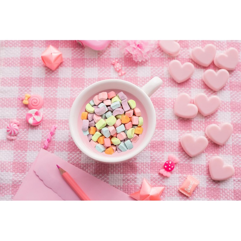 Fruidles Multicolor Mini Dehydrated Marshmallows in Resealable Bag - for