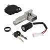 Motorcycle Ignition Key Switch+Key Cover Case Set,Key Starter Switch with