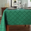 SASTYBALE Christmas Tablecloths Rectangular, Jacquard Xmas Table Cloth with Geometric