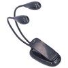 LED Book Light Eye Protecting 360° Rotatable White Light Double