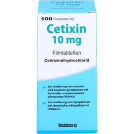 Cetixine 10 mg film-coated tablets