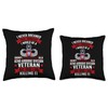 Grumpy Old 82nd Airborne Division Veteran Paratrooper Throw Pillow