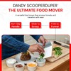 DANDY ScooperDuper - Multi-Purpose Folding Food Mover, Bench Scraper, Dough