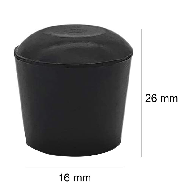 Rubber Chair Caps, Pack of 16 Rubber Chair Leg Caps,