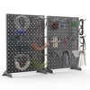 TORACK Pegboard Display Stand for Craft Shows & Fairs, Black,