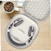 jojofuny Portable Headset Carrying Case for Storage Bag Auto Sleep