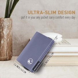 XENLYN GEAR Mens Wallets – Slim RFID Wallet for Men, Water-Resistant Trifold Nylon Wallet with 3 Card Slots, Cash Compartment & Free RFID Card – Card Holder, Compact and Lightweight for Everyday Use