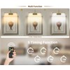 JOOSENLUX Battery Operated Picture Lights Gold Wall Lights Wireless Flexible