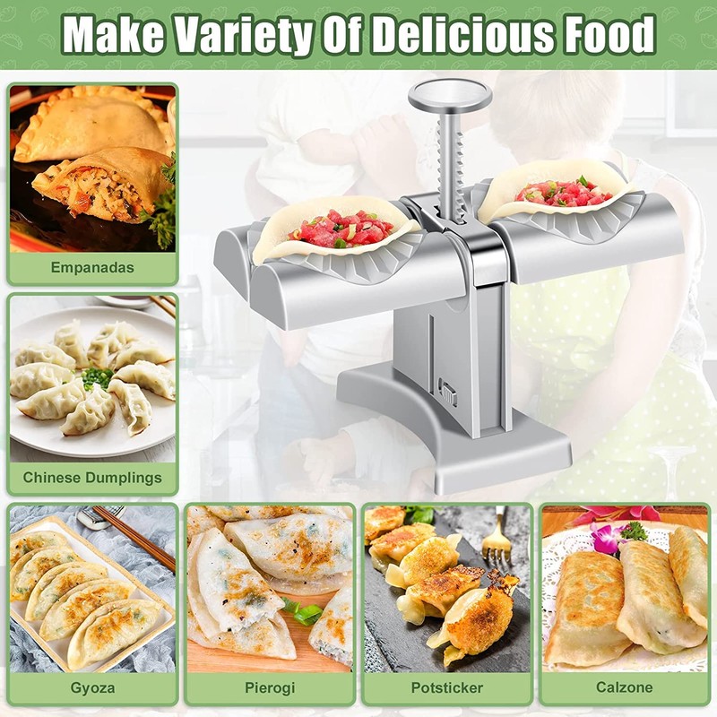 Dumpling Maker Machine - Household Double Head Automatic Mould Press