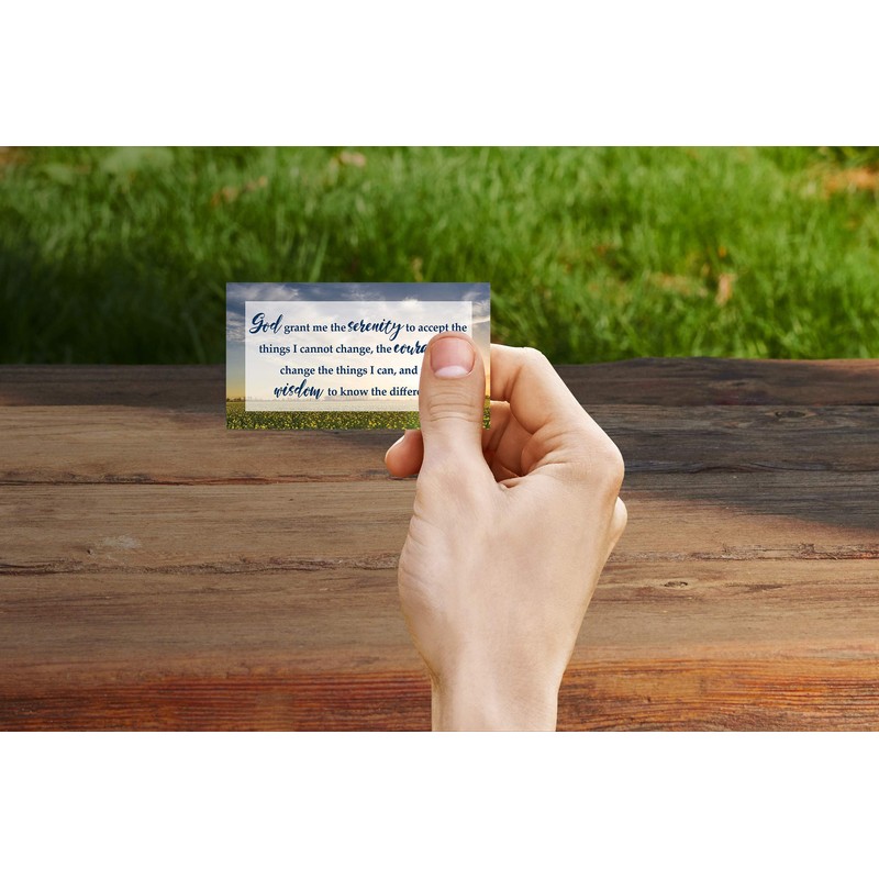 JBH Creations Serenity Prayer Cards - Pack of 48: 24