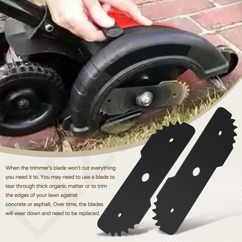 LIZEWEI 5 Pcs 7-1/2-inch Edge Hog Heavy-Duty Edger Blade Compatible