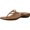 Vionic Karina Womens Toe-post Supportive Sandal Bronze - 9 Wide