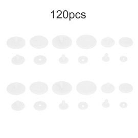 Yctze 20mm Plastic Doll Joints Teddy Bear Joints Doll Joints Set Plastic Safety Toy Skeleton Accessories for Teddy Bear & Amigurumi Making DIY Bear Crafting Assorted Size 15-43mm