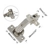 Probrico Cabinet Hinges(5 Pair), Full Overlay Hinges for Wardrobe, 135
