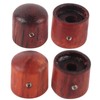 4pcs Maple Wood Effect Pedal Control Amplifier Knobs for Electric