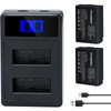 LP-E10 Battery and Dual Charger Kit forCanon EOS Rebel T7/T6/T5/T3/T100,