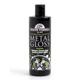CJ's Master Formula Metal Gloss Detail Polish Extraordinary Shine for All Metals! Aluminum, Chrome, Brass, Stainless Steel, Silver, Gold, Pewter, and More!
