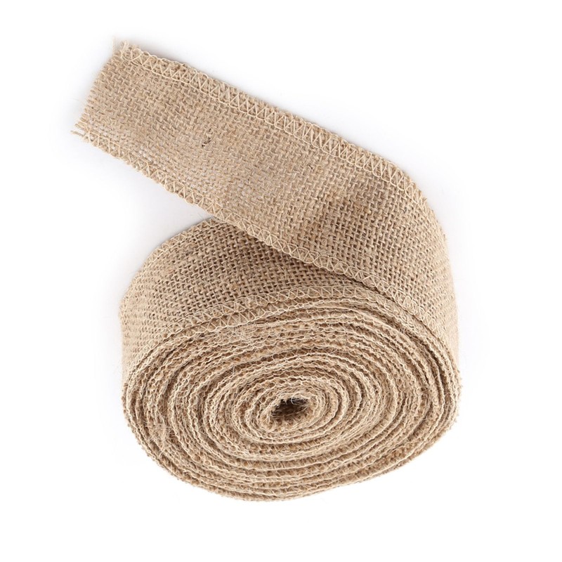 MUNEFE Jute Burlap Table Runner, Long Burlap Fabric Roll, Jute