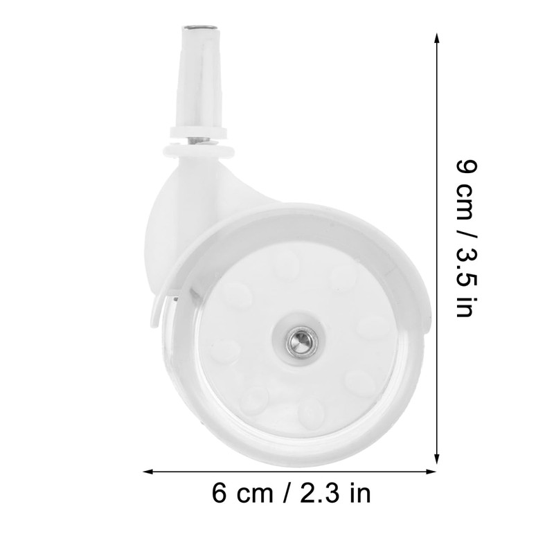ORFOFE Baby Walker Replacement Wheels 4-Pack Universal Fit Smooth Rolling