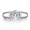AINUOSHI Women's Ring, 925 Sterling Silver Zircon Engagement Wedding Ring,