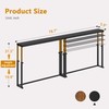 Gewudraw 78.7" Console Table Set of 2, Sofa Table with