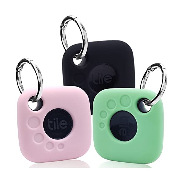 Silicone Case for Tile Mate 2022 with Keychain, Accessories to