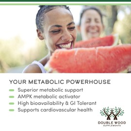 Berberine Supplement 500mg, High Purity 97% HCl, 60 Capsules (Third Party Tested, Non-GMO, Gluten Free, Vegan Safe) AMPK Activator - Berberine HCL for Cardiovascular Health by Double Wood